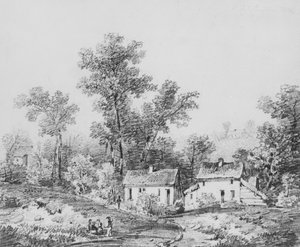 Maatilamaisema (McGuiren leikekirjasta) tekijältä Thomas Sidney Cooper