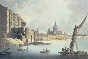 Näkymä Somersetin talolle ja Thamesille, 1796