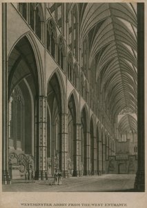 Westminster Abbey, Lontoo, läntisestä sisäänkäynnistä
