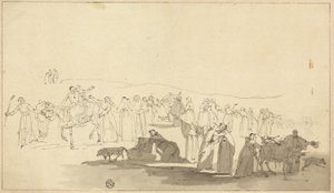 Canterburyn pyhiinvaeltajat tekijältä Thomas Stothard