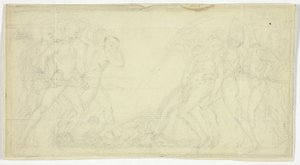 Frieze of Warriors tekijältä Thomas Stothard