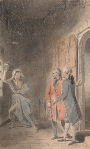 Kuvitus hyveelliselle orpolle tekijältä Thomas Stothard