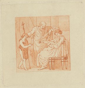 [Yksi kohteesta] Kaksi albumia, jotka sisältävät yhteensä 213 Stothardin piirustusta kirjakuvituksia varten tekijältä Thomas Stothard