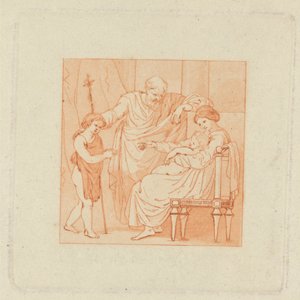 [Yksi kohteesta] Kaksi albumia, jotka sisältävät yhteensä 213 Stothardin piirustusta kirjakuvituksia varten tekijältä Thomas Stothard