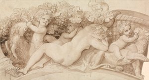 Projeto de Relevo para Saleiro de Prata Finlandês tekijältä Thomas Stothard