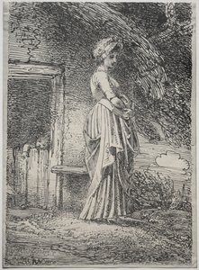 Polyautgrafian näytteet: Kadonnut omena, 1803. tekijältä Thomas Stothard
