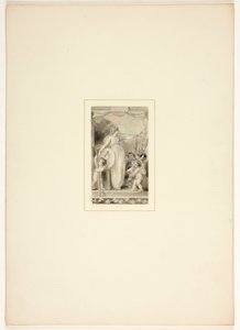 Tutkielma The Task -teoksen kuvalaattaa varten tekijältä Thomas Stothard