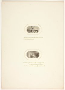 Tutkielma "The Task" -teoksen kuvalaattaa varten tekijältä Thomas Stothard