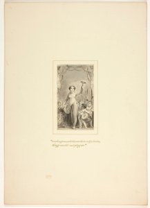 Tutkielma The Task -teoksen kuvalaattaa varten tekijältä Thomas Stothard