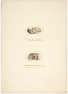 Tutkielma The Task -teoksen kuvalaattaa varten tekijältä Thomas Stothard