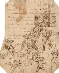 Tutkimus Wellington Shieldille tekijältä Thomas Stothard