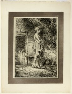 Kadonnut omena, Specimens of Polyautography -lehden ensimmäisestä numerosta tekijältä Thomas Stothard