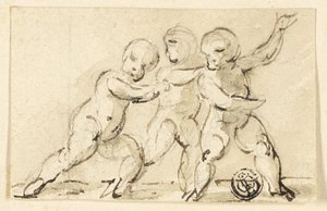 Kolme Puttia Playssa tekijältä Thomas Stothard