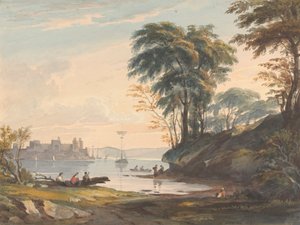 elokuun 15. päivä. Conwyn linna tekijältä Thomas Sully