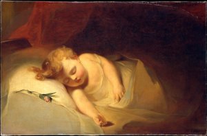 Nukkuva lapsi (Ruusunnuppu) tekijältä Thomas Sully