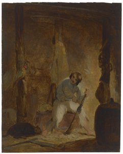 Hänen luolassaan, n. 1856 tekijältä Thomas Sully