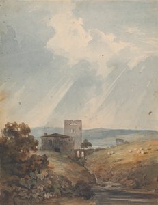 Maisema linnalla, kukkuloilla ja vuorilla tekijältä Thomas Sully