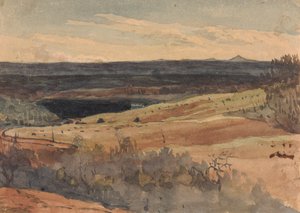 Rolling Fields, vuoret etäisyydellä tekijältä Thomas Sully