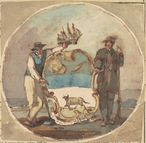Tutkimus "The Great Seal of the State of Delaware" tekijältä Thomas Sully