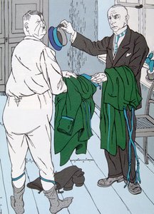 Karikatyyri Adolf Hitleristä, 1924.