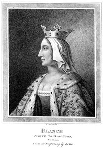 Kastilian Blanche 1188-1252, kuningas Johnin veljentytär.