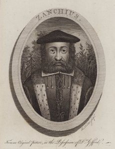 Girolamo Zanchi, italialainen protestanttisen uskonpuhdistuksen pappi (kaiverrus)