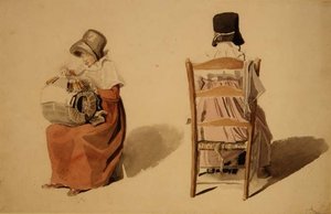 Lacemaking (vesiväri)