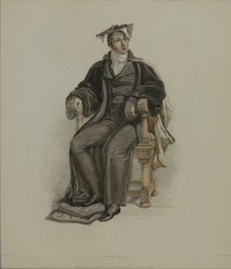 Proctor, kaiverrus J. Agar, julkaistu R. Ackermannin teoksessa "History of Oxford", 1814 (käsinvärinen kaiverrus)