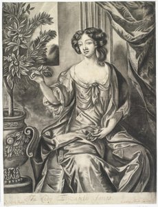 Lady kukkaruukun kanssa; Lady Elisabeth Jones Sir Peter Lelyn jälkeen