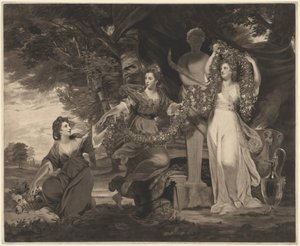 Uhri hymenille (Sir William Montgomeryn kolme tytärtä) tekijältä Thomas Watson after Sir Joshua Reynolds