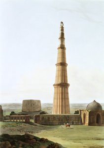 Qutb Minar lähellä Delhiä