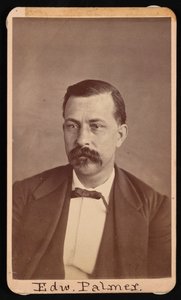 Edward Palmerin muotokuva 1829-1911, ennen vuotta 1900.