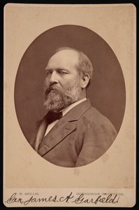James Abram Garfieldin muotokuva 1831-1881, kesäkuu 1880.