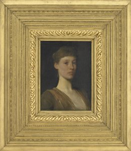 Nuoren tytön muotokuva, 1888 tekijältä Thomas Wilmer Dewing