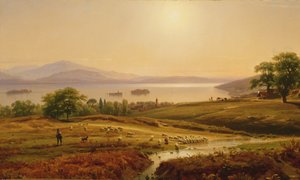 Aamu Maggiore-järvellä, 1860