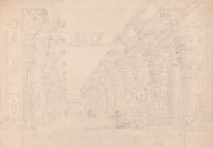 Tremal Naigs Choultry, Madura, heinäkuu 1792 (katso myös 195090) tekijältä Thomas und William Daniell