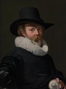 Muotokuva miehestä kuoren kanssa, n. 1625-26.