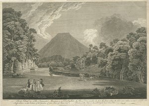 Dovedale - Thorpe Cloud: kaiverrus, nd [n. 1766] (vedos) (kuva) tekijältä Thomas of Derby (after) Smith