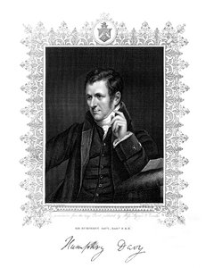 Sir Humphry Davy, Cornish kemisti ja fyysikko, 1800-luku.