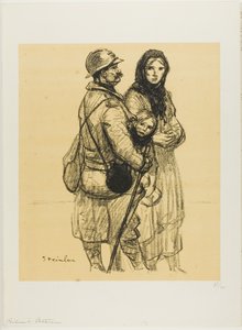 Pétainin sotilas tekijältä Théophile Alexandre Pierre Steinlen