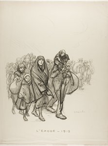 Exodus - 1915 tekijältä Théophile Alexandre Pierre Steinlen