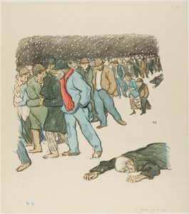 Kurjuus lumen alla tekijältä Théophile Alexandre Pierre Steinlen