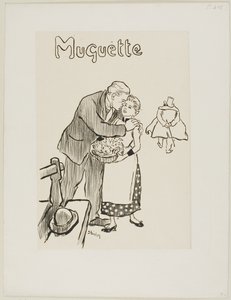 Muguette tekijältä Théophile Alexandre Pierre Steinlen