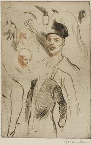 Luonnoslevy, nro 2 tekijältä Théophile Alexandre Pierre Steinlen