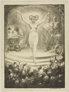 Trocadérossa järjestettävän matinean ohjelma tekijältä Théophile Alexandre Pierre Steinlen