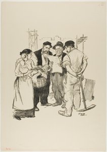 Takaisin menneisyyteen tekijältä Théophile Alexandre Pierre Steinlen