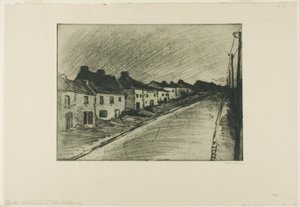 Tie kylän läpi tekijältä Théophile Alexandre Pierre Steinlen
