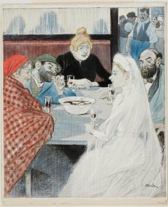 Morsian tekijältä Théophile Alexandre Pierre Steinlen