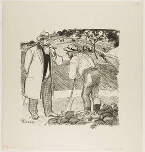 Kenttätarkastaja tekijältä Théophile Alexandre Pierre Steinlen