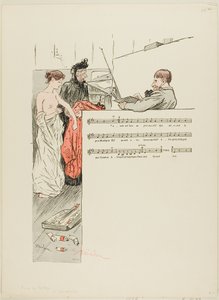Pieni malli tekijältä Théophile Alexandre Pierre Steinlen